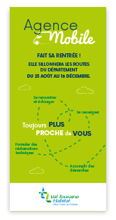 Flyer planning de l'agence mobile 2021