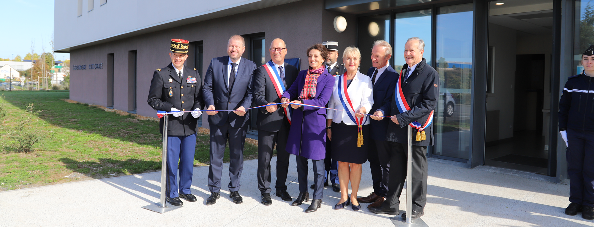 inauguration de la gendarmerie de Loches